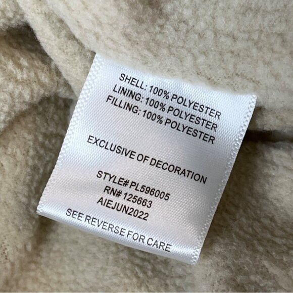 RuggedBear Baby Quilted Hooded Snowsuit Olive With Toggle Closure Sz 6-9 M - Picture 7 of 7